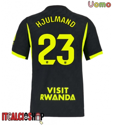 Atletico Madrid Morten Hjulmand #23 Seconda Maglia 2026-27 Manica Corta